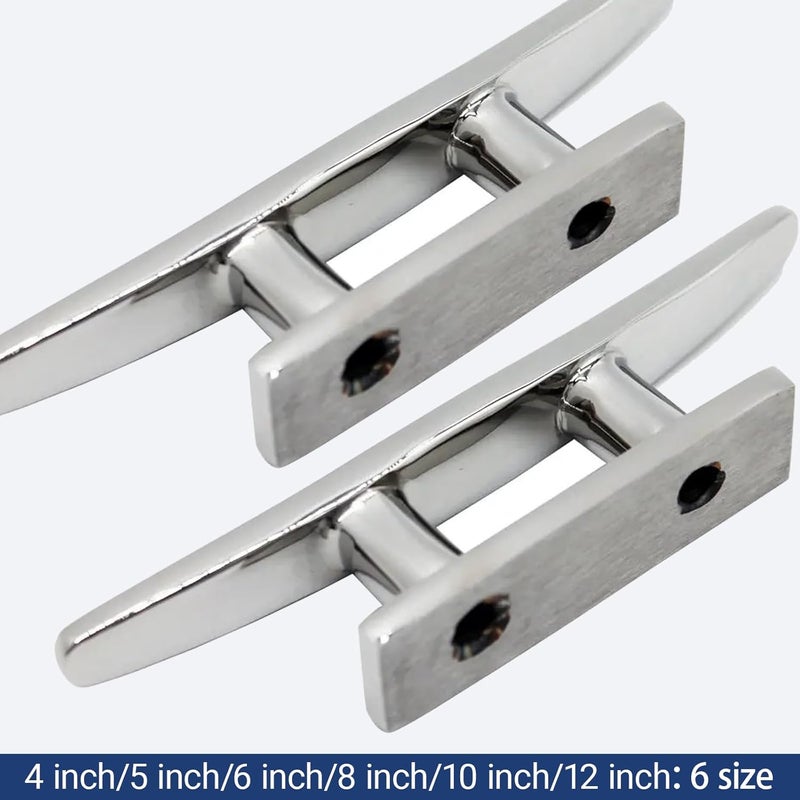 Rolasm Boat Cleat Stainless Steel Marine Dock Cleat Boat Rope Tie Cleat Boat Mooring Accessories - Image 5